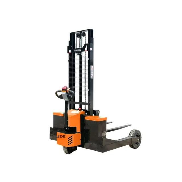 JDE Rough Terrain Electric Stacker 1.5 ton Capacity, 1.6 m Lifting Height PNXRTES-1516 – JDE