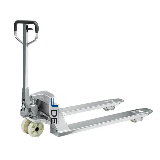 JDE Stainless Steel Hand Pallet Truck 2.5 ton with Fork Length 1150x550 mm PNXPT-25SS – JDE